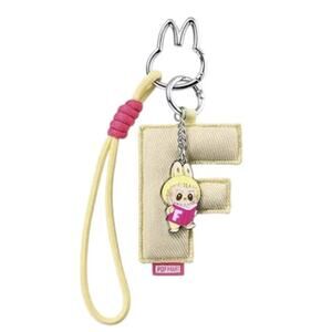 Pop Mart MONSTERS LABUBU Pin for Love Keychain Pendant, LETTER F Bag Charm, NEW